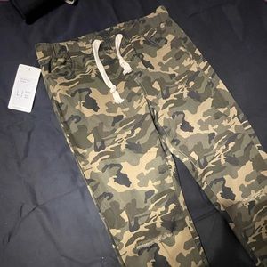Olive Camo Jogger Pants